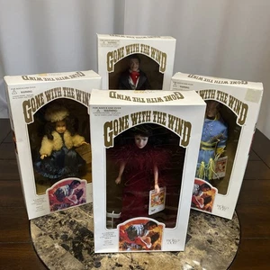 4er Set Vom Winde verweht Welt Puppe 1989 Limited Edition Sammlerstück - Bild 1 von 22