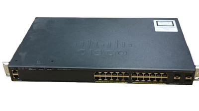 Cisco WS-C2960X-24TS-L 24-Port Gigabit Ethernet Managed Switch| Layer 2 LAN Base - Image 1 of 4