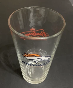 Denver Broncos Budweiser Pint Glas 16 Unzen - Bild 1 von 2