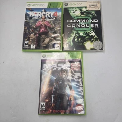 XBOX 360 Far Cry 4 Command And Conquer Tiberium Mass Effect 3  - Image 1 of 4