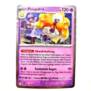 Pokemon Karte Psiopatra 081/182⭐ Paradoxrift⭐Holo⭐Promo⭐DE⭐NM⭐5für3 Aktion  - Bild 1 von 2