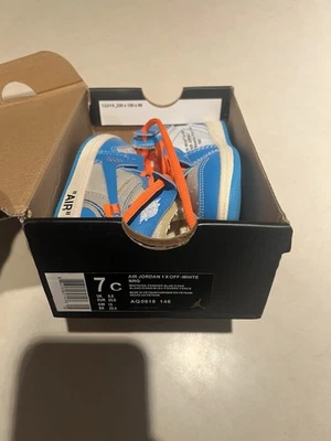 Air Jordan 1 X BLANCO ROTO Talla 7c Foto 1 de 4