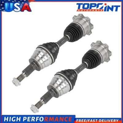 Eixo dianteiro CV 2 peças para 2015-2019 Chevrolet Silverado Sierra 2500 HD 3500 HD - Imagem 1 de 4