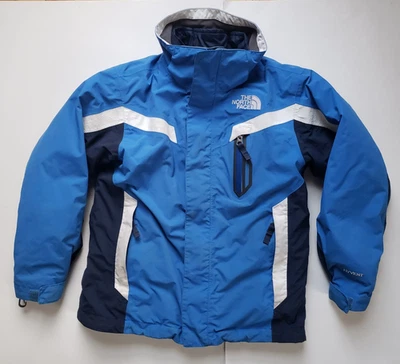 The Northface Jacket HyVent Boys Sm (7/8) 3-In-1 Blue/Black NO HOOD Winter Ski - Image 1 of 4