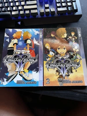 Kingdom Hearts 2 II - Volume 1 & 2 English Manga -Shiro Amano, Yen Press Omnibus - Image 1 of 2