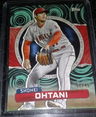 2023 Topps Rip Shohei Ohtani Aqua Black Ripples 40/45 *RIPPED* - Image 1 of 4