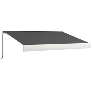 4 x 3 (m) elektrische versenkbare Markise mit Fernbedienung, Aluminium  - Bild 1 von 9