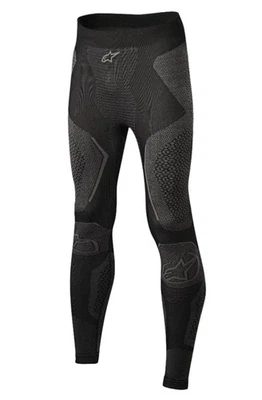 ALPINESTARS PANTALONE UNDERWEAR RIDE TECH BOTTOM WINTER ANTRACITE NERO - Immagine 1 di 2