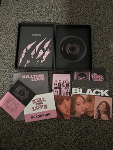 BLACKPINK - KILL THIS LOVE CD BOX SET - BLACK VERSION - Picture 1 of 2