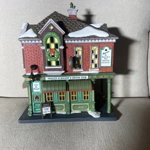 Vintage Dept 56 Christmas in the City Molly O'Brien's Irish Pub #58952 nicht mehr produziert - Bild 1 von 11