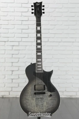 Guitarra eléctrica ESP LTD EC-01FT - lágrima satinada ráfaga de carbón Foto 1 de 4