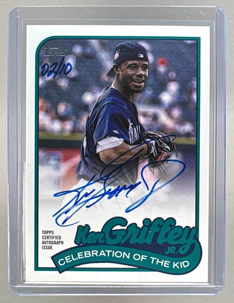 Ken Griffey Jr Topps Serial Numbered Baseball Trading Cards