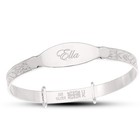 🎁 Dolce Valentina Children’s Personalised .925 Silver Christening Bangle