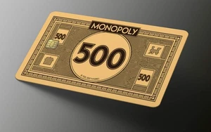 Monopoly 500 Credit Card Skin, Debit Card Covering - Foto 1 di 4
