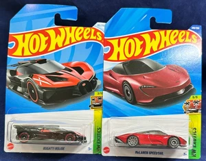 Lot of 2 - Hot Wheels 2025 - BUGATTI Bolide & McLaren Speedtail - Exotics - Picture 1 of 1