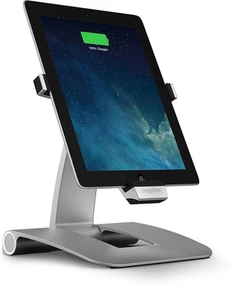 Mophie Powerstand Lightning Docking Station per iPad 4, Argento - Immagine 1 di 4