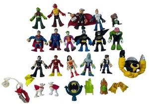 Imaginext Konvolut 25 Stück Action Figuren Zubehör Superhelden Batman Superman - Bild 1 von 8