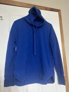 Sweaty Betty Escape Luxe Fleece Hoodie Sweatshirt, royalblau, Large - Bild 1 von 4