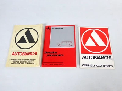 Libretto Uso e Manutenzione Autobianchi Bianchina  - Immagine 1 di 3