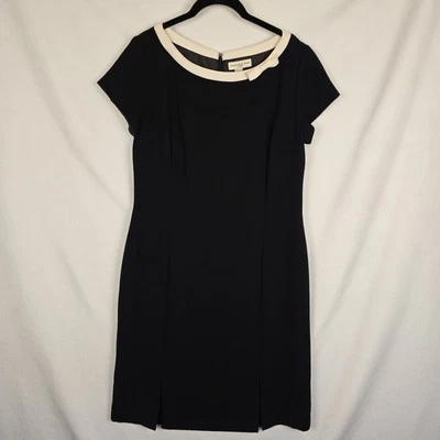 Vestido para mujer Amanda Smith 10P pequeño negro funda rodilla retro años 60 secretaria lazo Foto 1 de 4