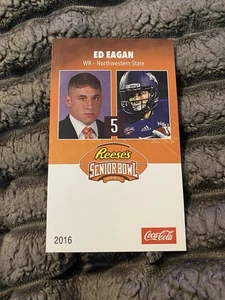 Ed Eagan Northwestern State 2016 Senior Bowl Card Football NCAA - Picture 1 of 1