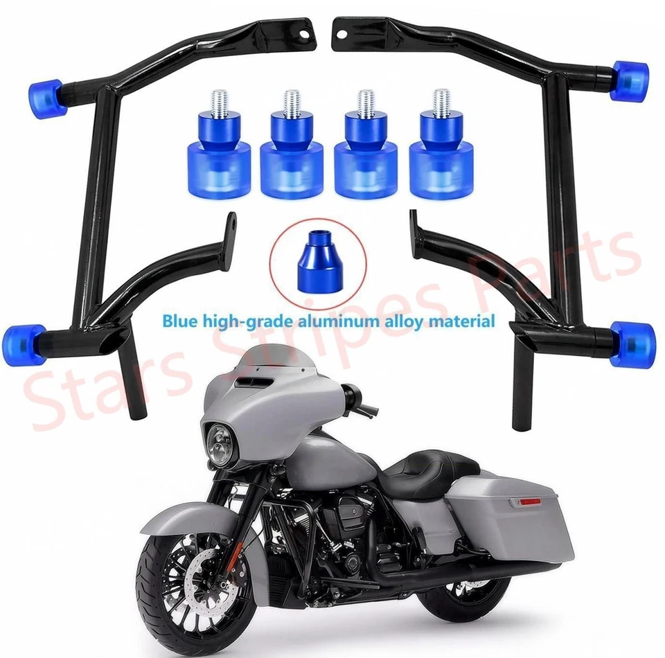Saddle Bag Guards For Harley Touring Road Glide Road King Street Glide 2009-2025 - Image 1 of 4