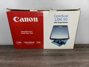 Geniune Canon CanoScan Colour Image Scanner LiDE 50 - USB Flatbed Scanner - Picture 1 of 3