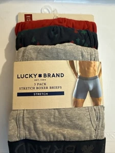 $ 36,50 LUCKY BRAND Herren 3er Pack Baumwolle Boxer Weihnachten große Tasse 1 - Bild 1 von 6
