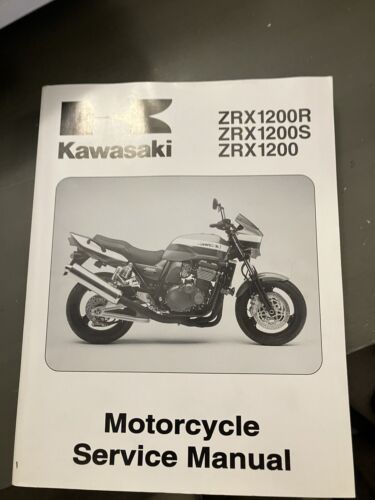 2001-03 Kawasaki ZRX 1200R ZRX1200S ZRX1200 Motorcycle Repair Service Manual