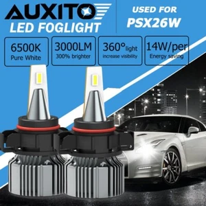 12278 PSX26W LED Fog Light Bulbs for Toyota Highlander 2011-2013 6500K White - Bild 1 von 12