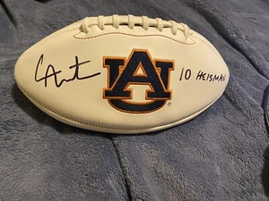 Cam Newton Auburn Tigers Signed Full size Football w/2010 Heisman Year Inscribed - Picture 1 of 4