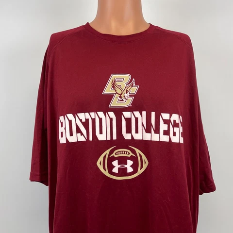 Under Armour Boston College Eagles Football Heat Gear T Shirt NCAA College 3XL Cover