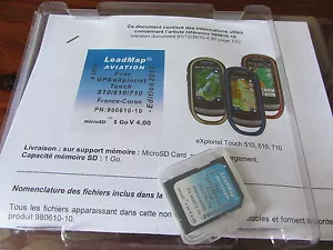 CARTE AVIATION POUR GPS EXPLORIST MAGELLAN - France continentale et Corse - Foto 1 di 1