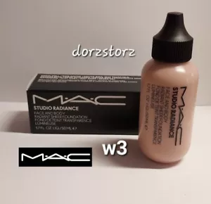 MAC Studio Radiance Face and body Radiant Sheer Foundation *W3* / 1.7 oz / NIB - Picture 1 of 6