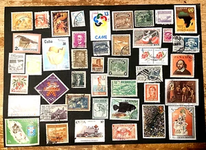 A10 LATIN AMERICA over 40 nice stamps from various countries South and Central - Picture 1 of 3