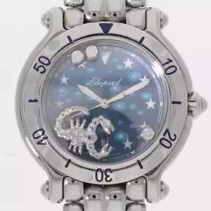 Chopard Happy Sport 27/8440 Quarz blaues Muschel-Zifferblatt Armband Damenuhr - Bild 1 von 6