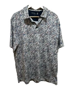 Walter Hagen Golf Shirt Red, Grey/White & Blue Checkered Numbered 11 Majors - Picture 1 of 7