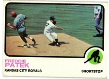 1973 Topps #334 Freddie Patek Kansas City Royals