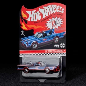 Hot Wheels RLC 1966 TV Series Batmobile Blue HCK30 2021 - IN HAND SHIPS TODAY - Picture 1 of 7
