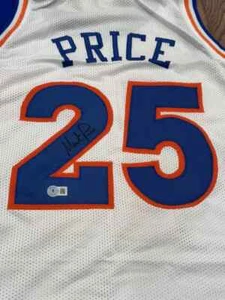 Mark Price Signed Cleveland Cavaliers Basketball Jersey Beckett COA Auto WHITE - Picture 1 of 7