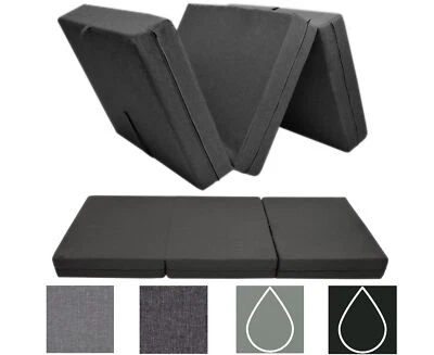 POKAR Colchón Plegable 3 Piezas Colchón Plegable Colchón de Invitados Cama de Campo Cama Plegable