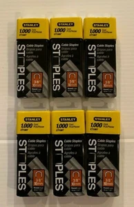 Stanley 3/8" Kabelklammern CT106T 6.000 Klammern - Bild 1 von 3