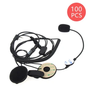 10PC Kask Motocykl Wyścig Zestaw słuchawkowy Słuchawki 2 PIN do Baofeng Kenwood TYT HYT - Zdjęcie 1 z 12