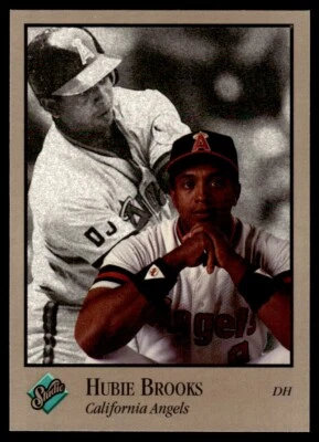 1992 Studio #142 Hubie Brooks - California Angels - Image 1 of 2