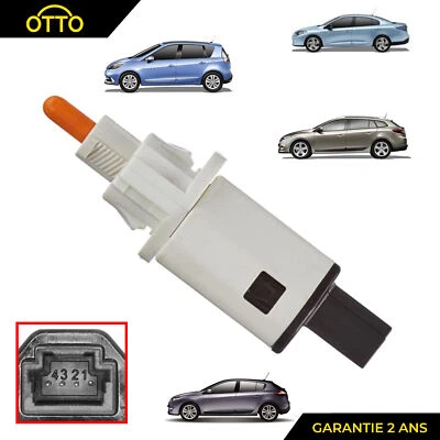 CONTACTEUR FEU STOP PEDALE POUR RENAULT MEGANE III à partir de 2008 - 253209243R - Photo 1/4