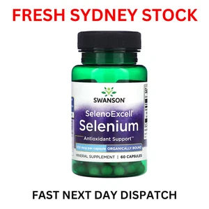 Swanson SelenoExcell Selenium 200 mcg 60 Capsules Antioxidant Support Mineral - Picture 1 of 5