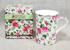 Tazza Mug Maxwell & Williams "Spring Rose" Fine Bone China NUOVA con scatola ©2002 Chintz - Foto 1 di 3