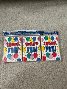 (3) Sealed Packs of 8 Thank You Cards with Envelopes - Picture 1 of 5