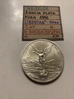 Messico 1 Onciao Plata Pura 1996 LIBERTAD  - Immagine 1 di 4