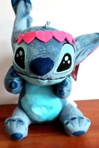 Disney STITCH Valentine's Day 9” Plush Wearing Heart Headband Crown - NWT - Picture 1 of 3
